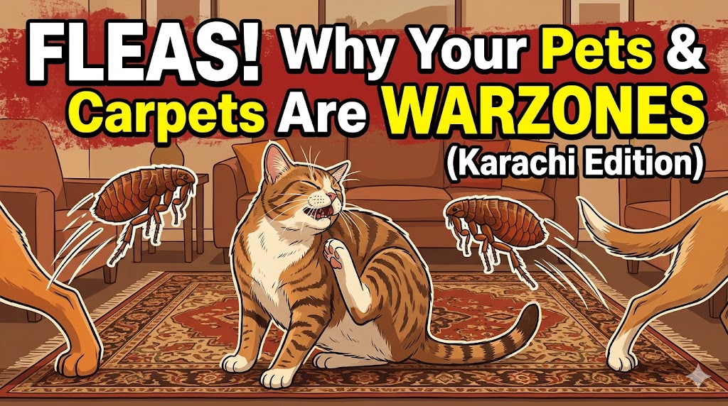 Flea Infestations in Karachi: Why They’re Worse in Homes With Pets and Carpets
