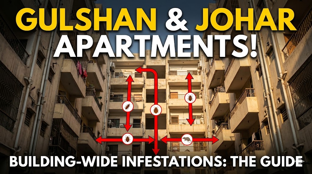Gulshan-e-Iqbal and Gulistan-e-Johar Apartment Pest Guide: Common Building-Wide Infestations