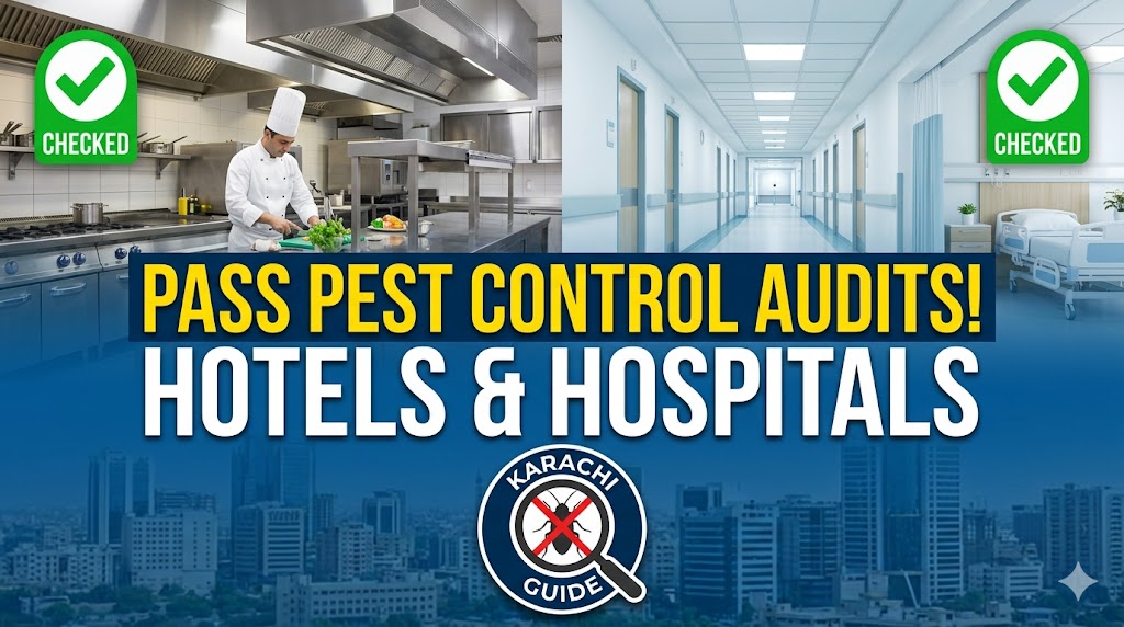 How Karachi Hotels and Hospitals Pass Pest Control Audits