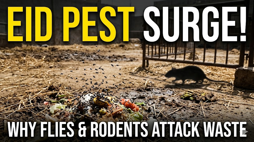 Karachi’s Eid Pest Surge: Why Cattle Markets and Slaughter Waste Attract Flies and Rodents