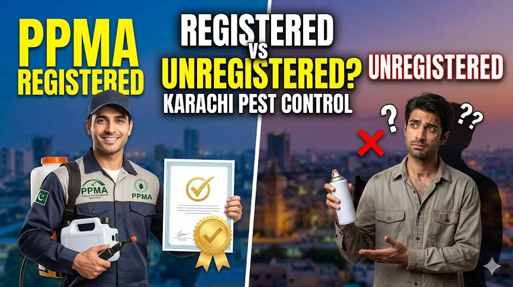 PPMA Registered vs Unregistered Pest Control Companies in Karachi: What’s the Real Difference