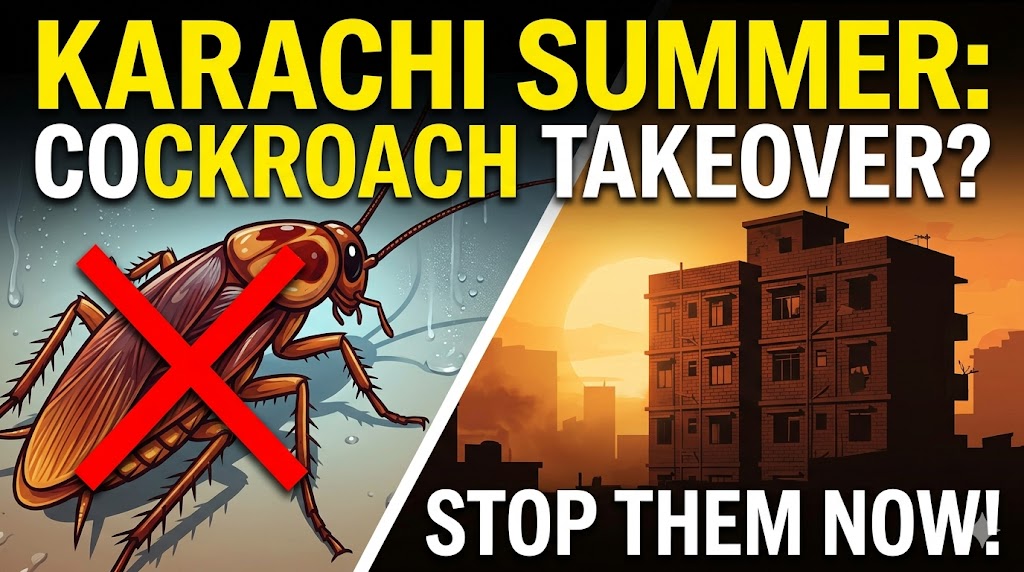 Why Cockroaches Take Over Karachi Apartments in Summer (and How to Stop Them)