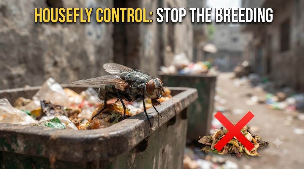Houseflies In Karachi Breeding Sources And Control Methods