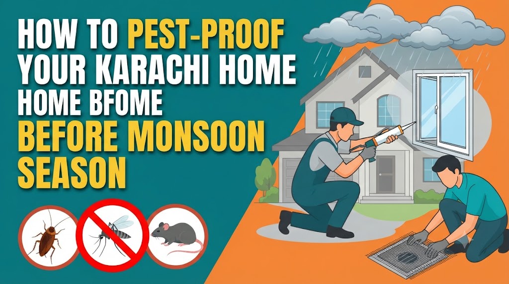How to Pest-Proof Your Karachi Home Before Monsoon Season