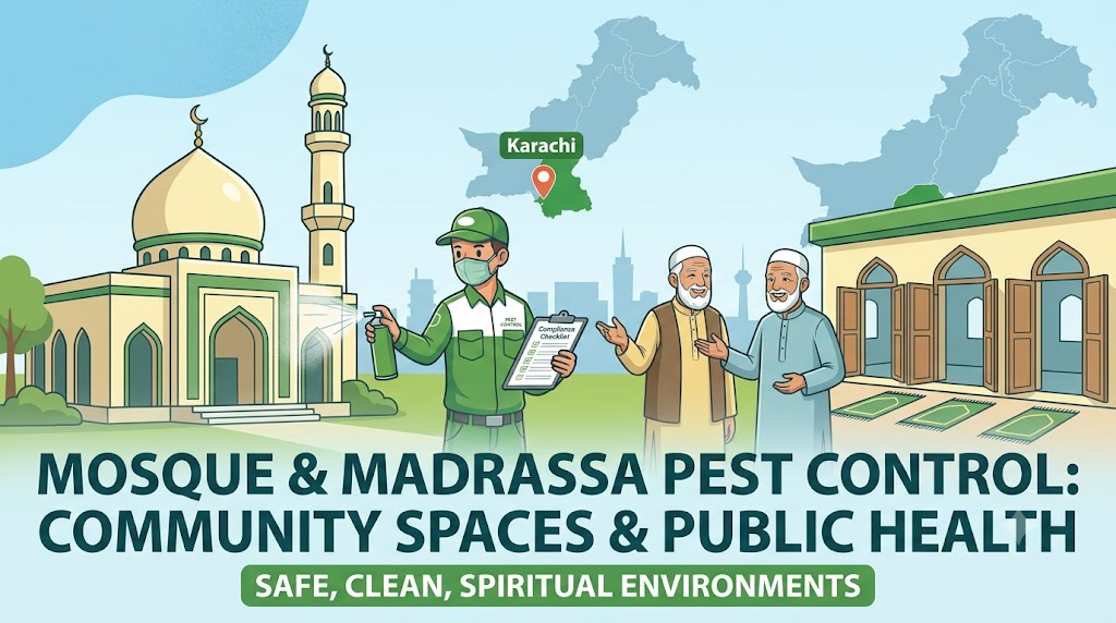 Mosque and Madrassa Pest Control: Community Spaces and Public Health