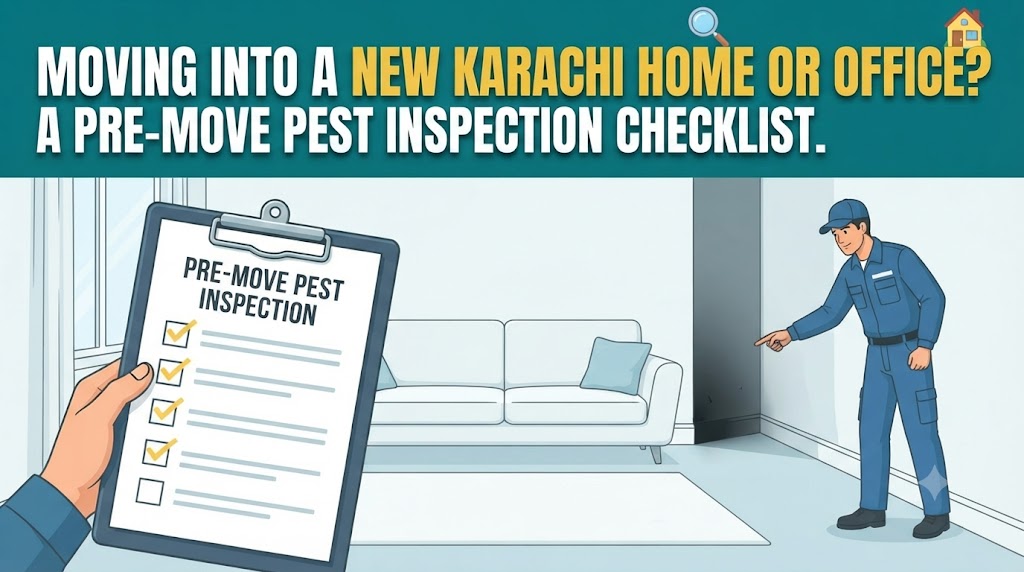 Moving Into a New Karachi Home or Office? A Pre-Move Pest Inspection Checklist
