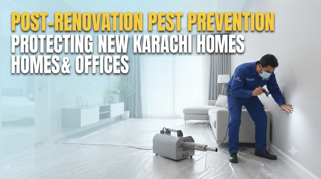 Post-Renovation Pest Prevention: Protecting New Karachi Homes and Offices