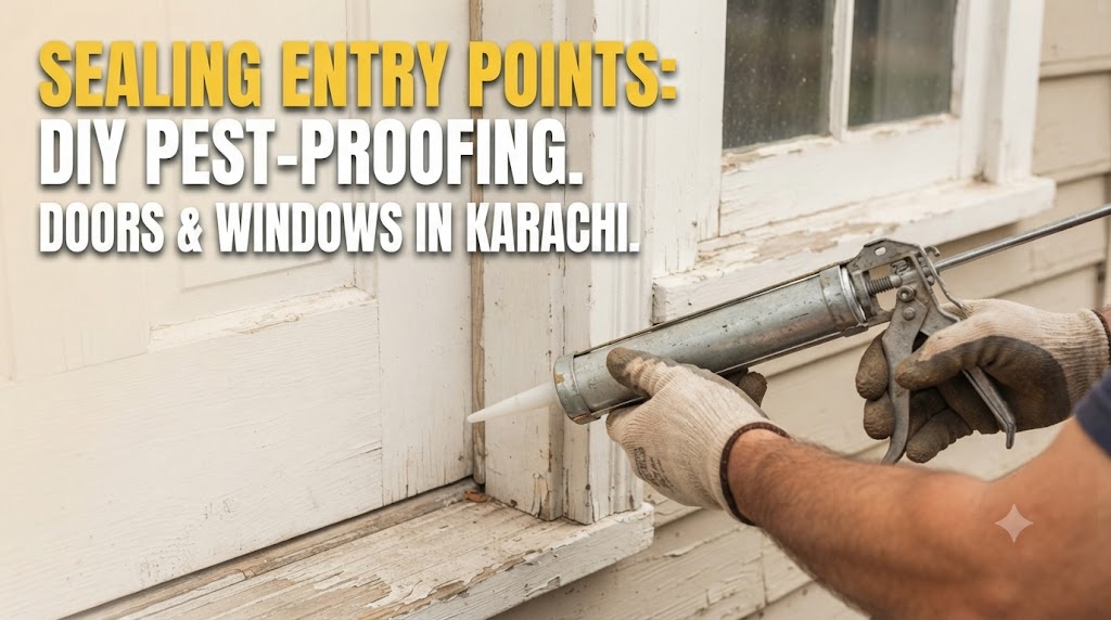 Sealing Entry Points A DIY Guide To Pest Proofing Doors And Windows In Karachi