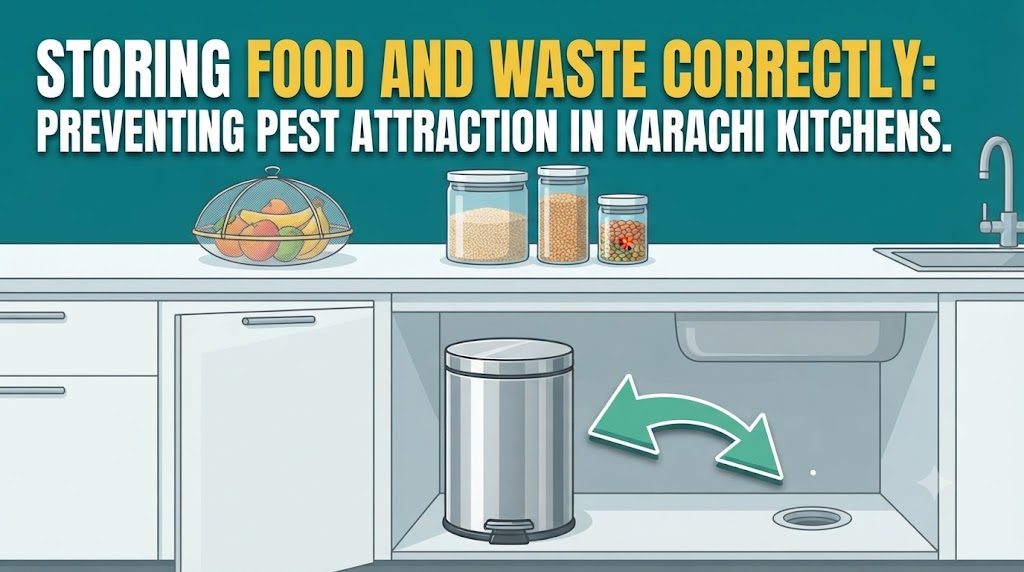 Storing Food and Waste Correctly: Preventing Pest Attraction in Karachi Kitchens