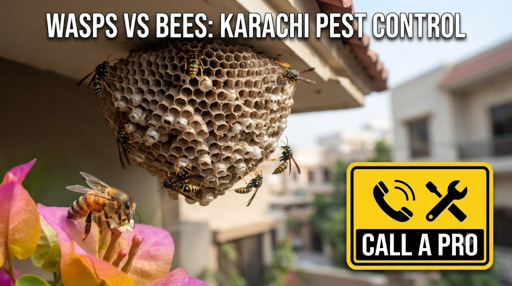 Wasps and Bees in Karachi: When to Call Professionals for Removal