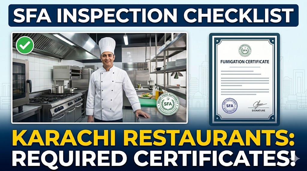 Fumigation Certificate Requirements for Karachi Restaurants: SFA Inspection Checklist